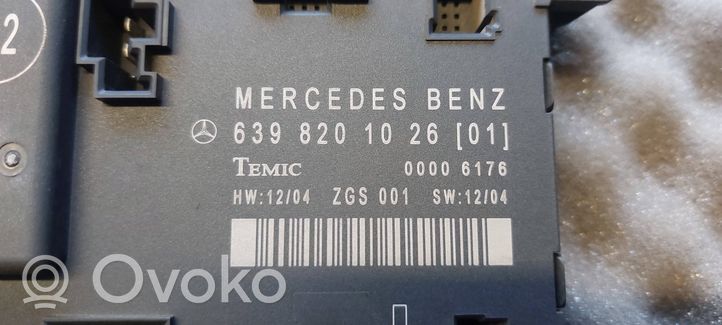 Mercedes-Benz Vito Viano W639 Durvju vadības bloks 6398201026