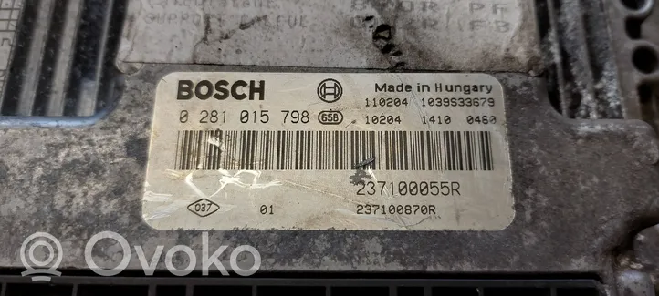 Renault Scenic III -  Grand scenic III Sterownik / Moduł ECU 0281015798