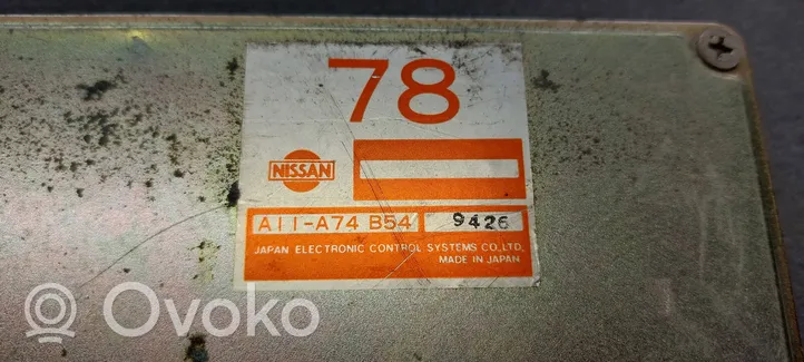 Nissan Sunny Sterownik / Moduł ECU A11A74B54