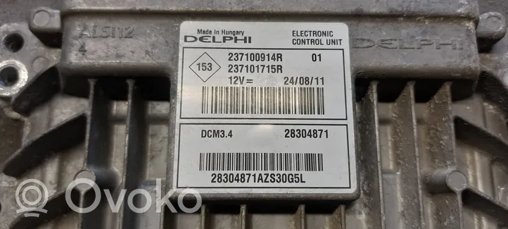 Renault Megane III Calculateur moteur ECU 237100914R