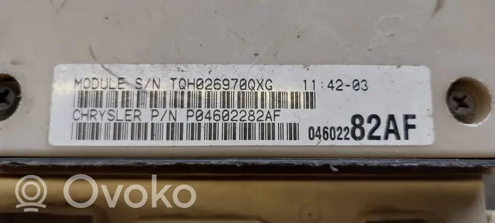 Chrysler 300M Módulo de fusible P04602282AF