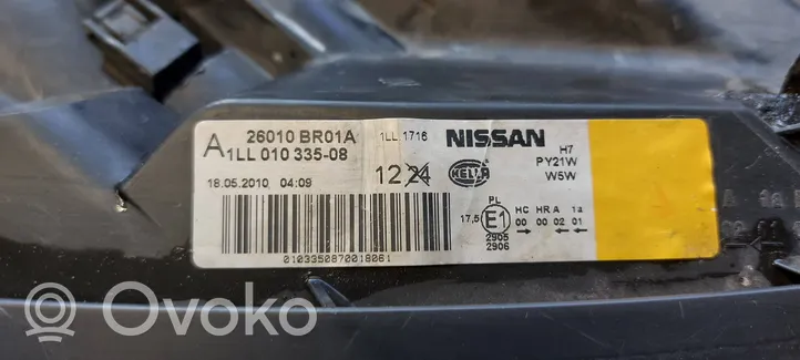 Nissan Qashqai Phare frontale 26010BR01A