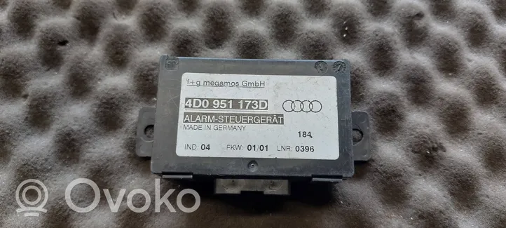 Audi A4 S4 B5 8D Unidad de control/módulo de alarma 4D0951173D