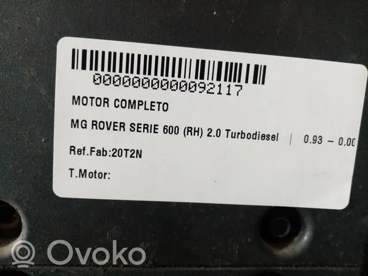 Rover 600 Motore 20T2N