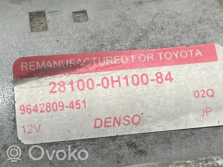 Toyota Avensis T250 Стартер 281000-H100-84