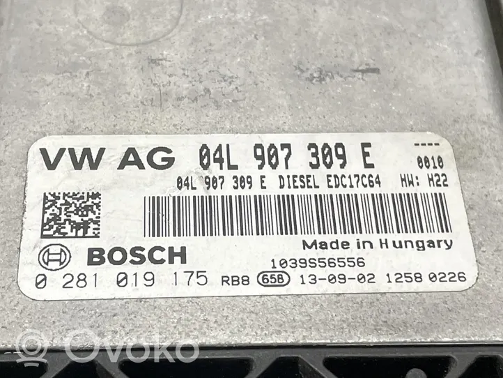 Volkswagen Golf Sportsvan Sterownik / Moduł ECU 0281019175