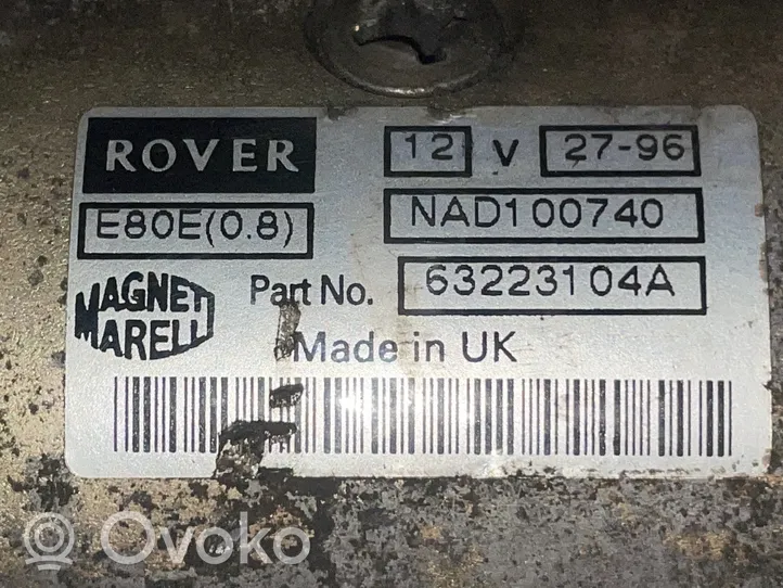 Rover 214 - 216 - 220 Motorino d’avviamento 63223104A