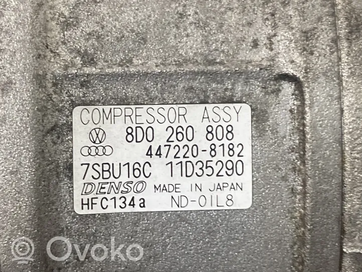 Volkswagen PASSAT B5.5 Compresseur de climatisation 8D0260808