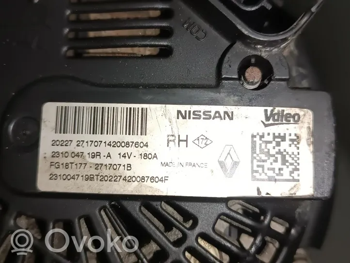 Nissan Qashqai Générateur / alternateur 231004719R