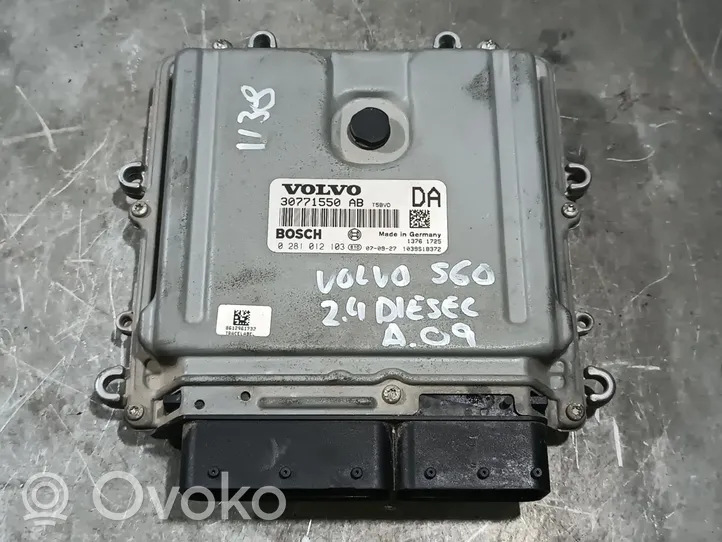 Volvo S60 Блок управления двигателя 30771550