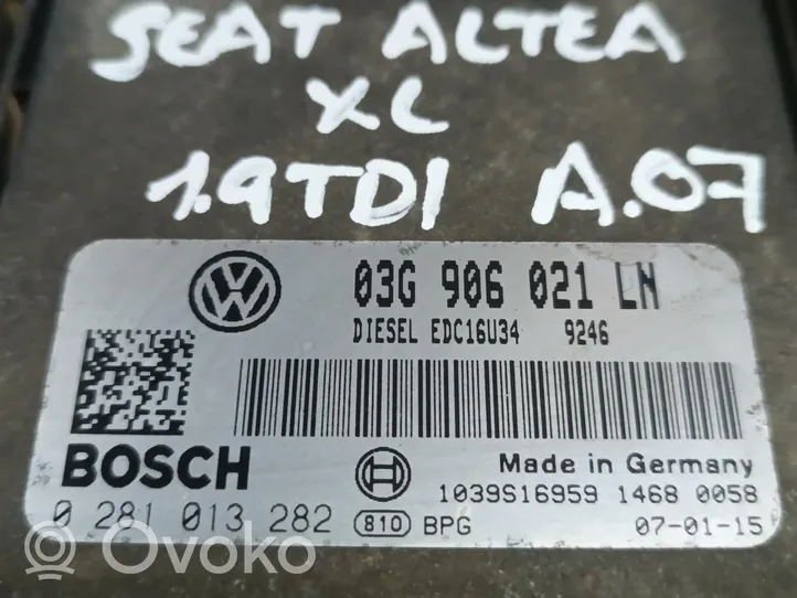 Seat Altea XL Calculateur moteur ECU 03G906021LN