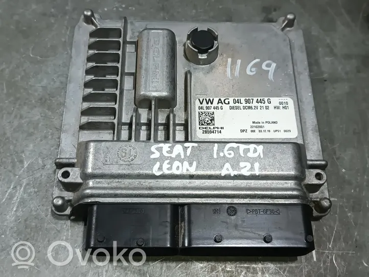 Seat Leon (5F) Calculateur moteur ECU 04L907445G