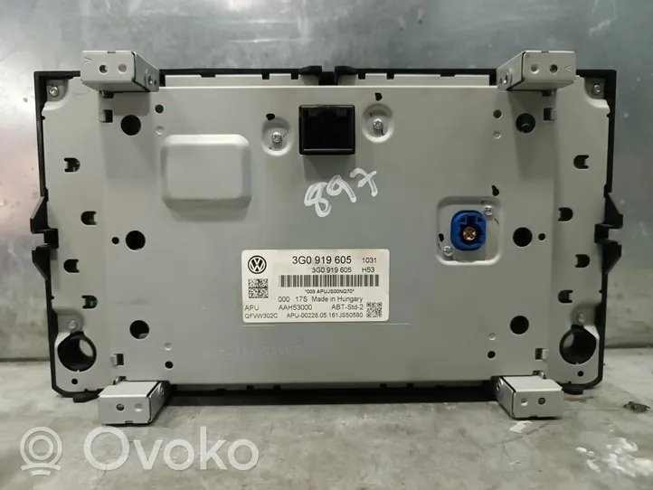 Volkswagen PASSAT Monitori/näyttö/pieni näyttö 3G0919605