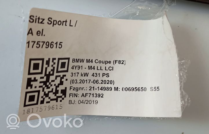 BMW M4 F82 F83 Osłona listwy przedniej 023405