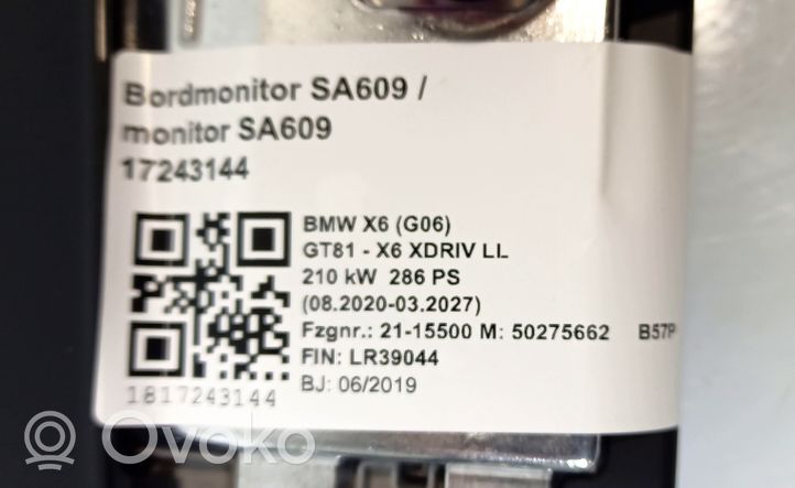 BMW X6 G06 Monitor / wyświetlacz / ekran 021957