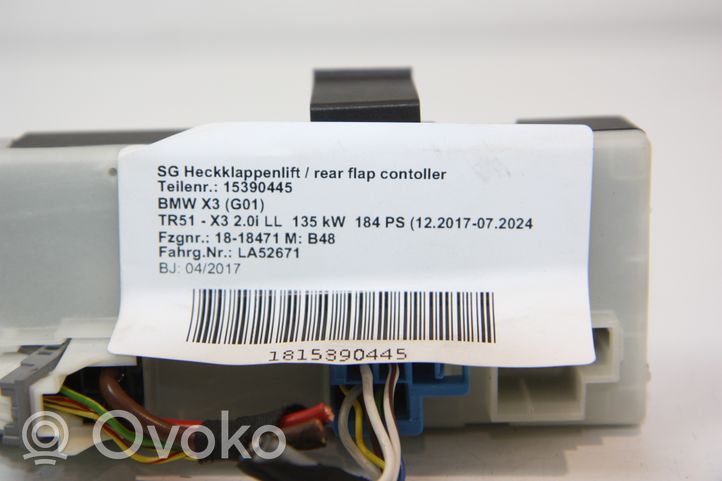 BMW 7 G11 G12 Sterownik / Moduł elektrycznej klapy tylnej / bagażnika 018399