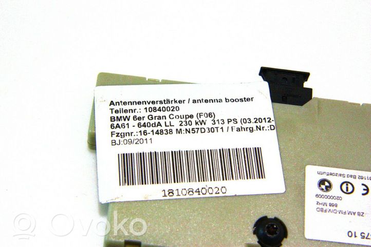 BMW 7 F01 F02 F03 F04 Amplificateur d'antenne 008752