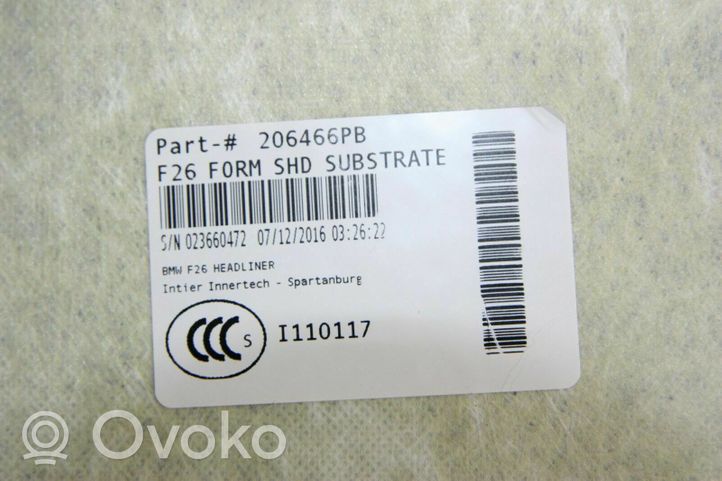 BMW X4 F26 Podsufitka K00906