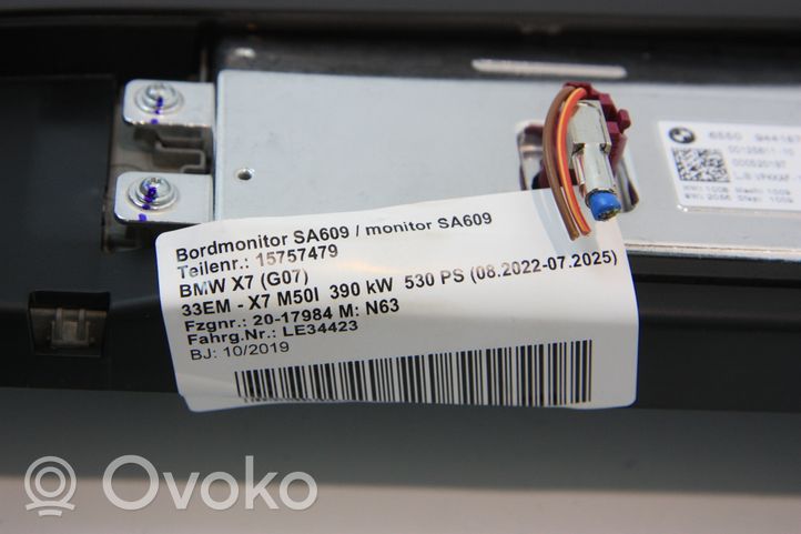 BMW X6 G06 Unidad de control/módulo del navegador GPS 018326