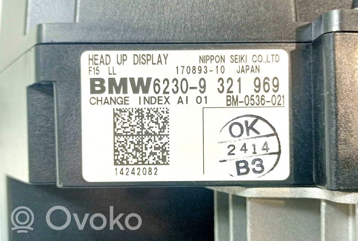 BMW X5M F85 Schermo del visore a sovrimpressione 022440