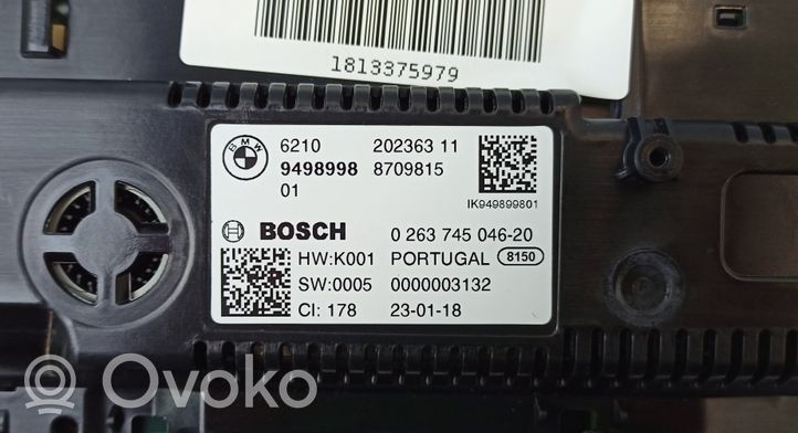 BMW 7 G11 G12 Tachimetro (quadro strumenti) R003487