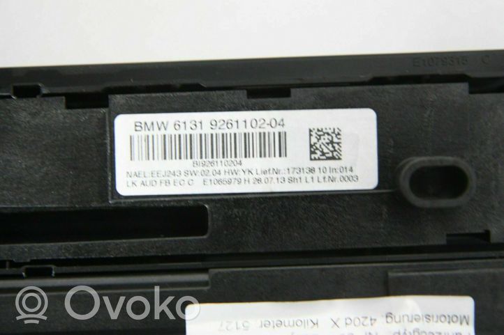 BMW 3 F30 F35 F31 Panel klimatyzacji K002676