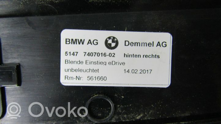 BMW 5 G30 G31 Osłona listwy przedniej 014108