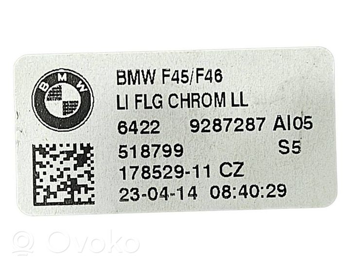 BMW 2 F45 Boczna kratka nawiewu deski rozdzielczej 9287287