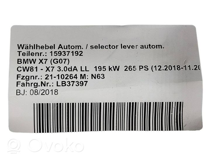 BMW X7 G07 Interrupteur ventilateur 9490548