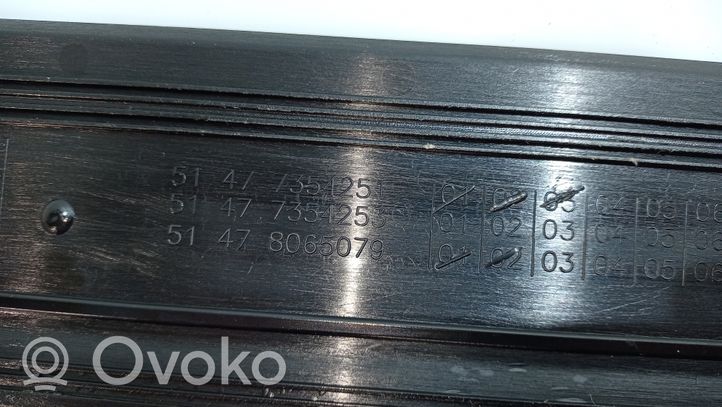 BMW X3 F25 Etuoven kynnyksen suojalista 022118