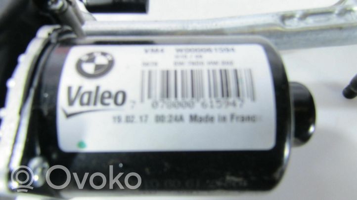 BMW 5 G30 G31 Tringlerie et moteur d'essuie-glace avant R00948