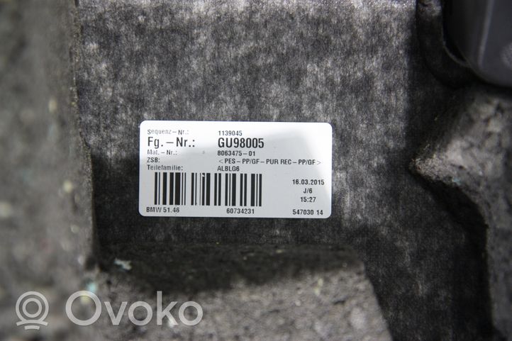 BMW 7 G11 G12 Półka tylna bagażnika K00633