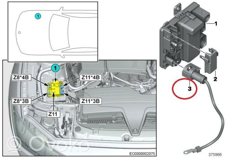 BMW M3 F80 Kiti laidai/ instaliacija K002343