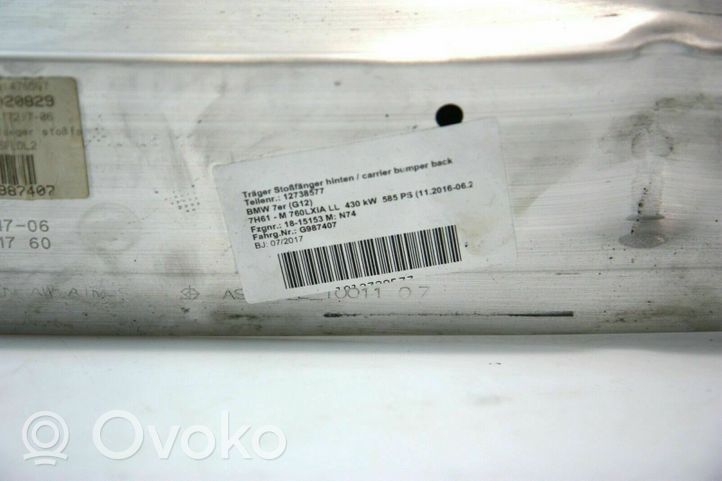 BMW 7 G11 G12 Renfort de pare-chocs arrière 015485