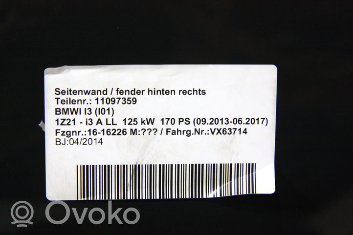 BMW i3 Błotnik przedni 007232