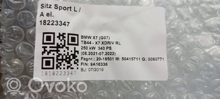 BMW X7 G07 Priekinio kėbulo slenksčio apdaila 027192