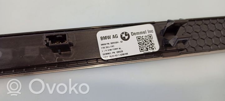 BMW X5M G05 F95 Priekšējā virsbūves sliekšņa dekoratīvā apdare 027206