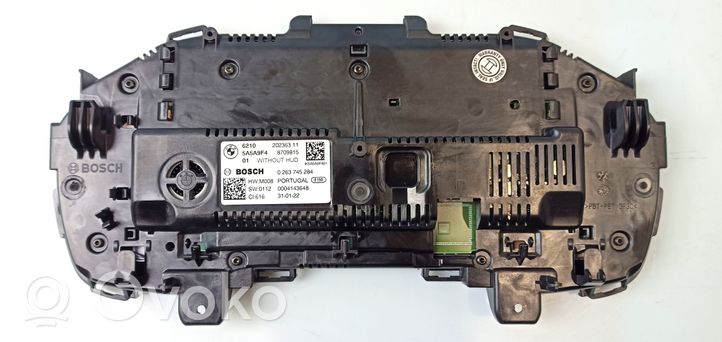 BMW 5 G30 G31 Compteur de vitesse tableau de bord 027121