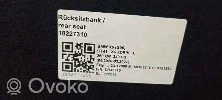 BMW X6 G06 Półka tylna bagażnika 027744