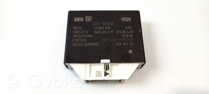 BMW 6 G32 Gran Turismo Pysäköintitutkan (PCD) ohjainlaite/moduuli 028083