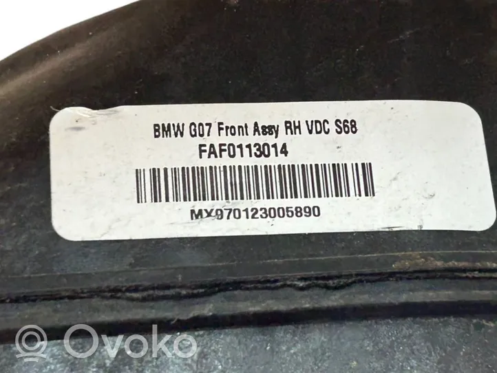 BMW X7 G07 Amortyzator zawieszenia pneumatycznego osi przedniej 5A38AC1