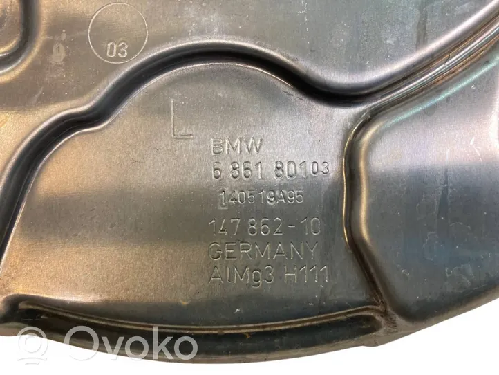 BMW 6 G32 Gran Turismo Couvercle anti-poussière disque de plaque de frein arrière 6861801