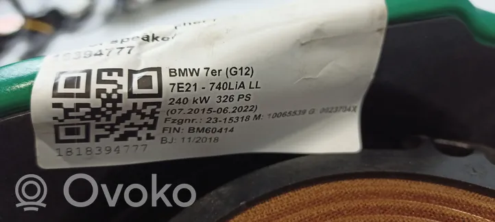 BMW 7 G11 G12 Äänentoistojärjestelmäsarja 027647