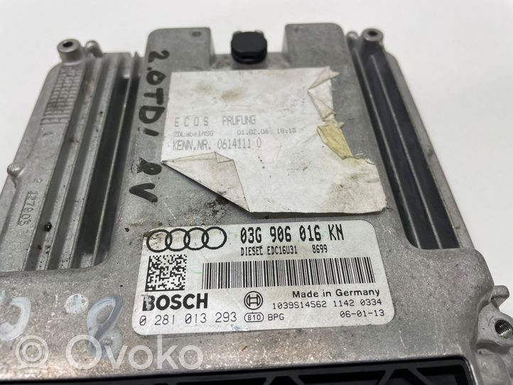 Audi A4 S4 B7 8E 8H Calculateur moteur ECU 03G906016KN