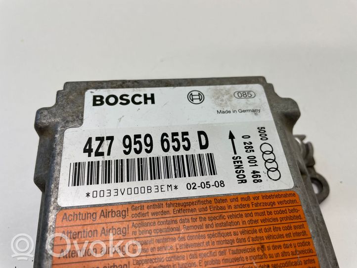 Audi A6 S6 C5 4B Oro pagalvių valdymo blokas 4Z7959655D