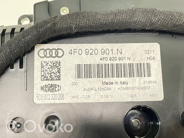 Audi A6 S6 C6 4F Spidometras (prietaisų skydelis) 4F0920901N