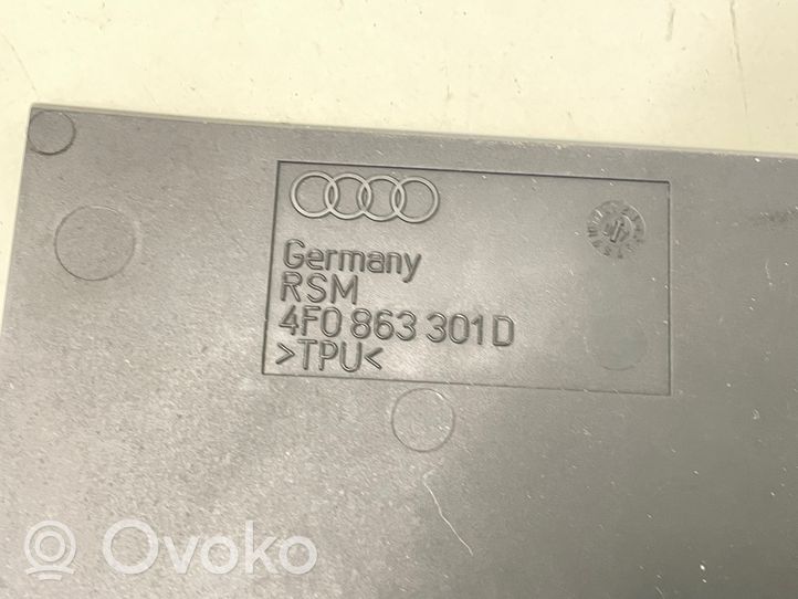 Audi A6 S6 C6 4F Wkładka schowka tunelu środkowego 4F0863301D