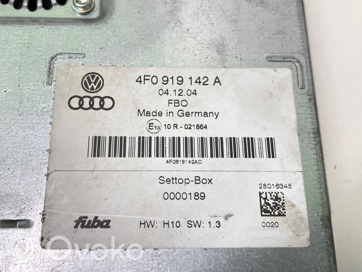 Audi A8 S8 D3 4E Module de contrôle vidéo 4F0919142A