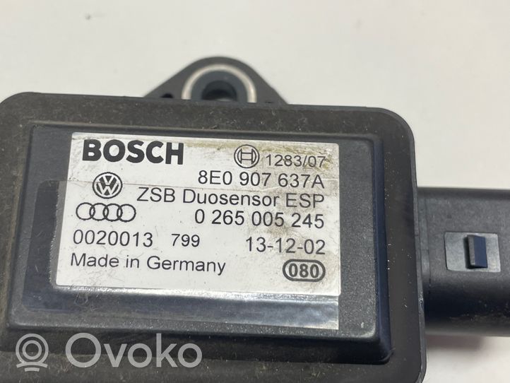 Audi A8 S8 D3 4E Czujnik przyspieszenia ESP 8E0907637A