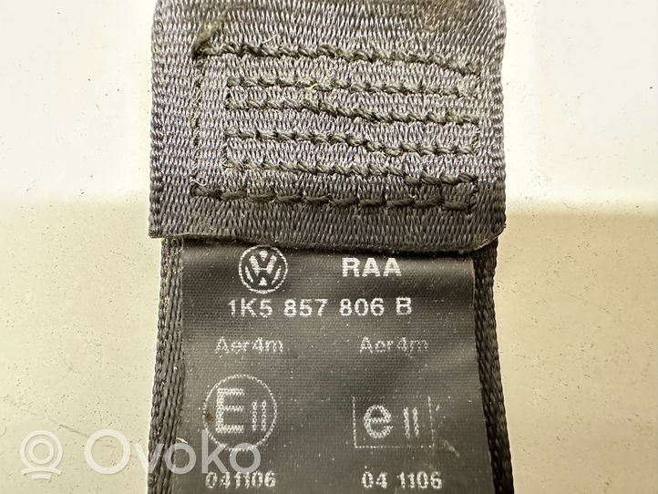 Volkswagen Jetta V Takaistuimen turvavyö 1K5857806B